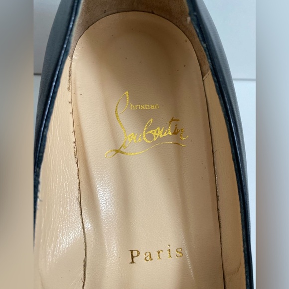 ✨ CHRISTIAN LOUBOUTIN peep toe kitten heels - Picture 14 of 16